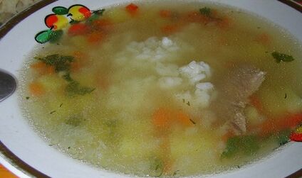 Rice soup