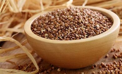 Approximate buckwheat diet menu