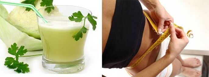 Cabbage juice helps you to be thin